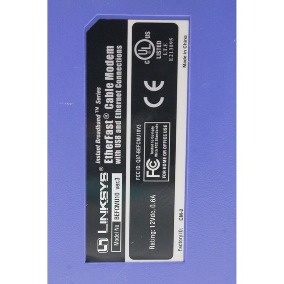 Linksys BEFSR41 Etherfast/DSL Broadband Router V.2 + Cable Modem USB/Ethernet BE - Picture 9 of 9